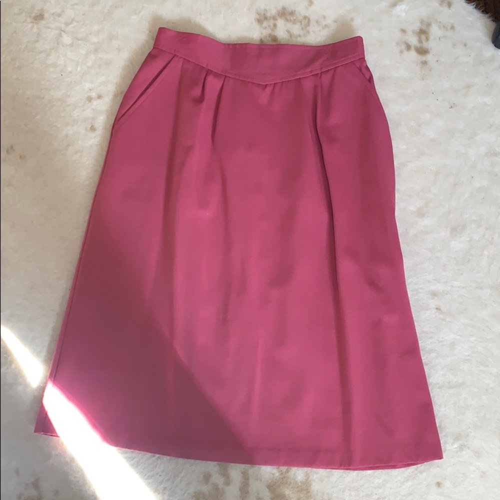 Vintage Mr Remo of California Pink Midi Skirt